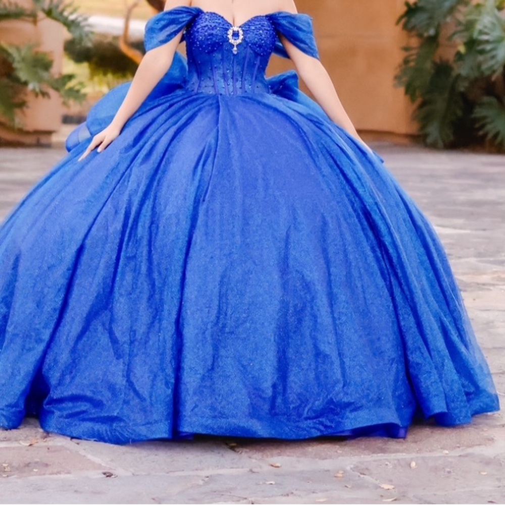 Elegant Blue Ball Gown